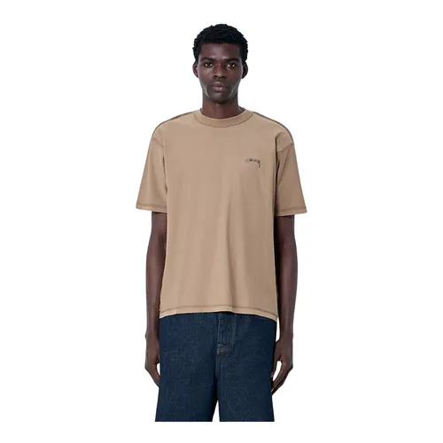 Stüssy - Tops > T-Shirts - Brown - Stüssy - Modalova