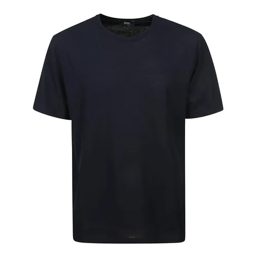 Herno - Tops > T-Shirts - Blue - Herno - Modalova