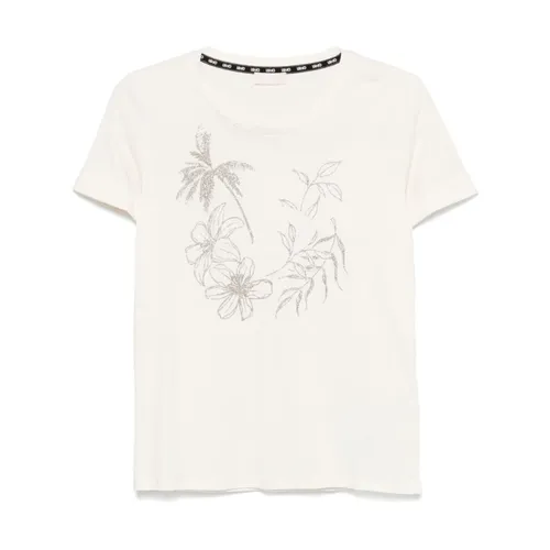 Liu Jo - Tops > T-Shirts - Beige - Liu Jo - Modalova