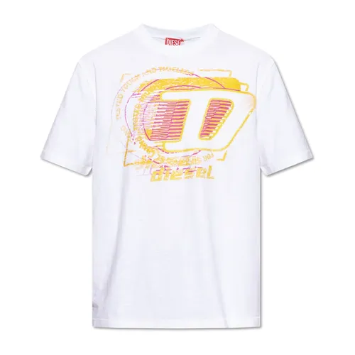 Diesel - Tops > T-Shirts - White - Diesel - Modalova