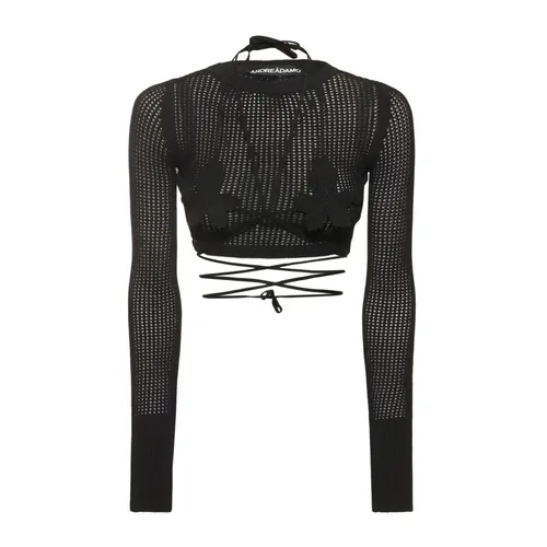 Tops > Long Sleeve Tops - - Andrea Adamo - Modalova
