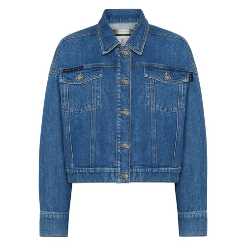 Jackets > Denim Jackets - - Philipp Plein - Modalova