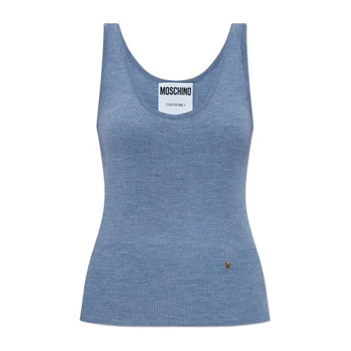 Tops > Sleeveless Tops - - Moschino - Modalova