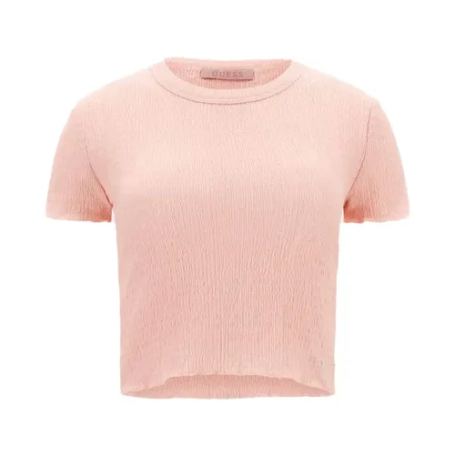 Guess - Tops > T-Shirts - Pink - Guess - Modalova