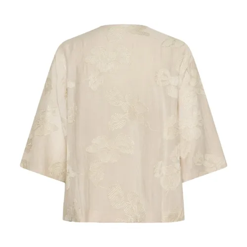 Blouses & Shirts > Kimonos - - Cream - Modalova