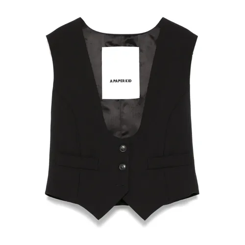 Jackets > Vests - - A Paper Kid - Modalova