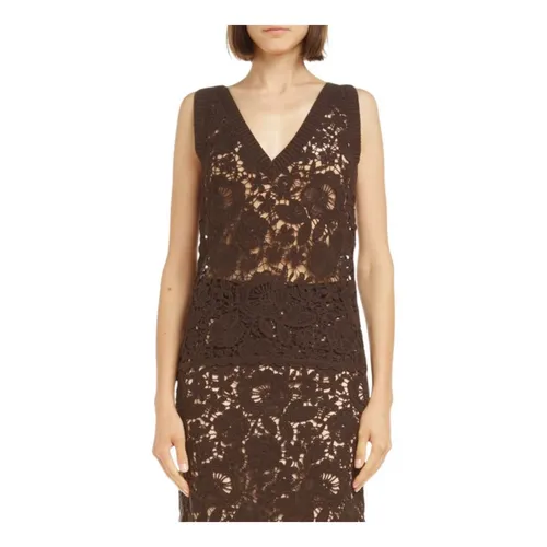 Tops > Sleeveless Tops - - P.a.r.o.s.h. - Modalova