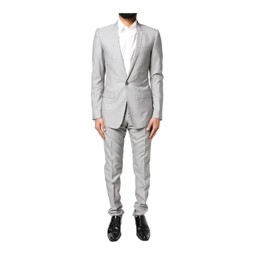 Suits > Suit Sets > Single Breasted Suits - - Dolce & Gabbana - Modalova