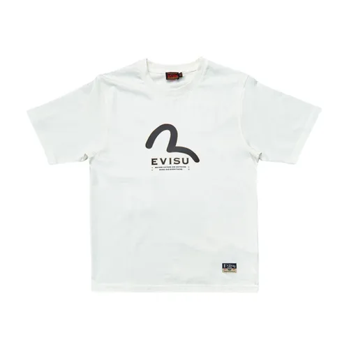 Evisu - Tops > T-Shirts - White - Evisu - Modalova