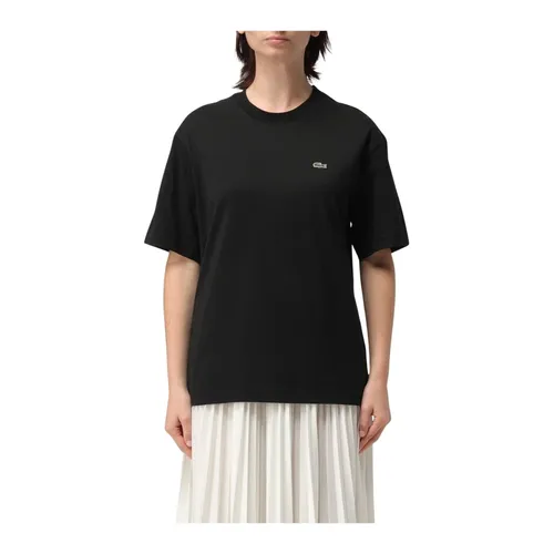 Lacoste - Tops > T-Shirts - Black - Lacoste - Modalova