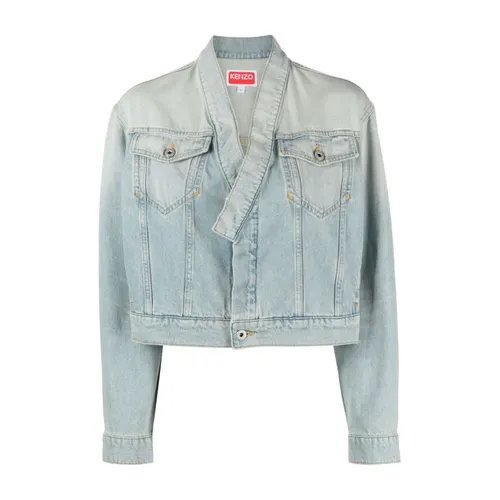 Jackets > Denim Jackets - - Kenzo - Modalova