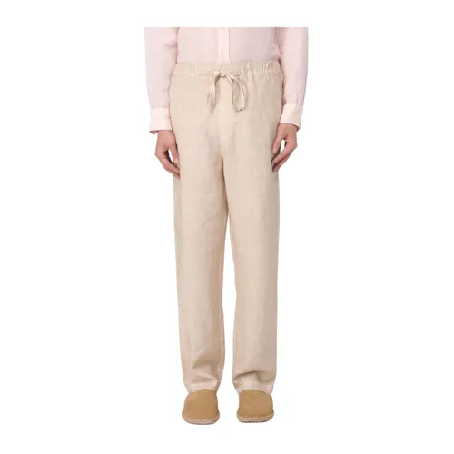 Trousers > Straight Trousers - - 120% Lino - Modalova