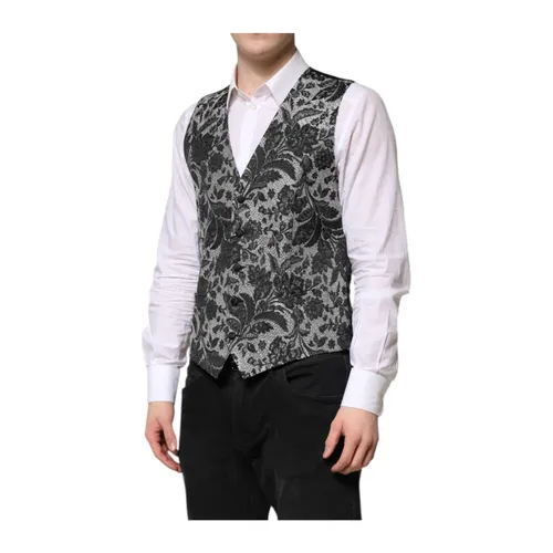 Jackets > Vests - - Dolce & Gabbana - Modalova
