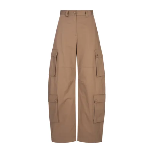 Trousers > Wide Trousers - - Msgm - Modalova