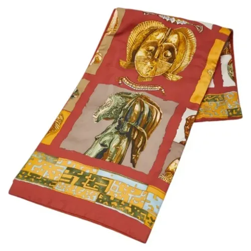 Pre-owned > Pre-owned Accessories > Pre-owned Scarves - - Hermès Vintage - Modalova