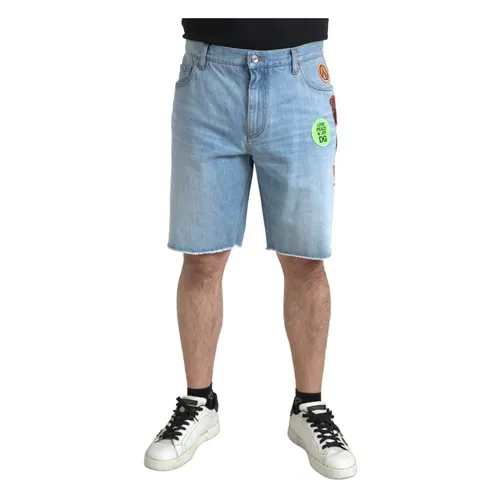 Shorts > Denim Shorts - - Dolce & Gabbana - Modalova