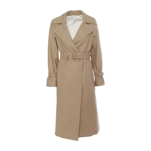Coats > Belted Coats - - Max Mara Studio - Modalova