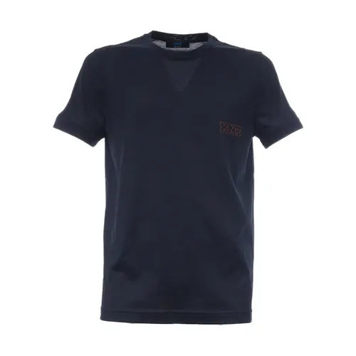 Kiton - Tops > T-Shirts - Blue - Kiton - Modalova