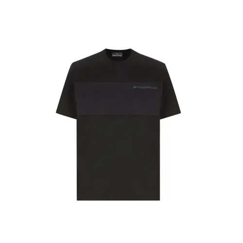 Herno - Tops > T-Shirts - Black - Herno - Modalova