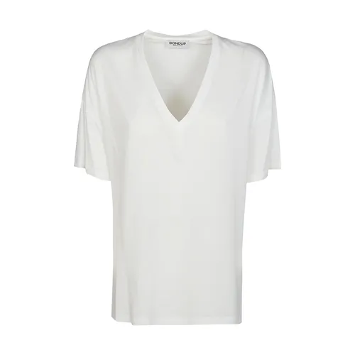 Dondup - Tops > T-Shirts - White - Dondup - Modalova