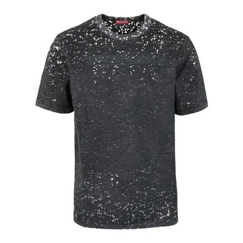 Diesel - Tops > T-Shirts - Gray - Diesel - Modalova