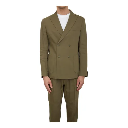 Hugo - Jackets > Blazers - Green - Hugo - Modalova
