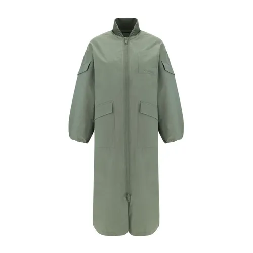 Ganni - Coats > Parkas - Green - Ganni - Modalova