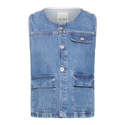 Ichi - Jackets > Vests - Blue - Ichi - Modalova