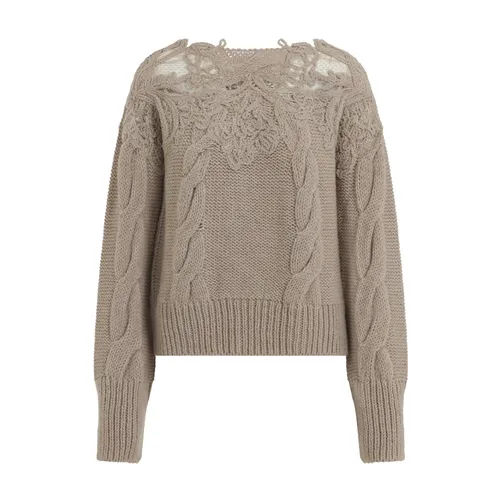 Knitwear > Round-neck Knitwear - - Ermanno Scervino - Modalova
