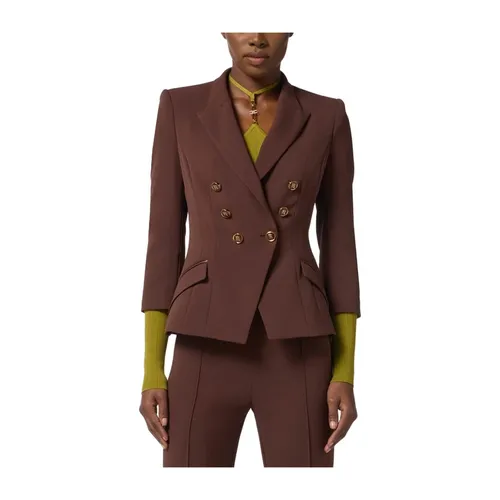 Jackets > Blazers - - Elisabetta Franchi - Modalova