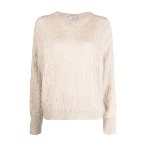 Knitwear > Round-neck Knitwear - - Brunello Cucinelli - Modalova
