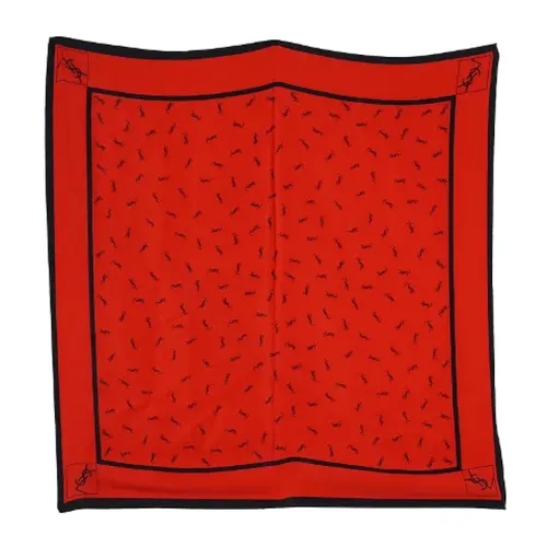 Pre-owned > Pre-owned Accessories > Pre-owned Scarves - - Yves Saint Laurent Vintage - Modalova