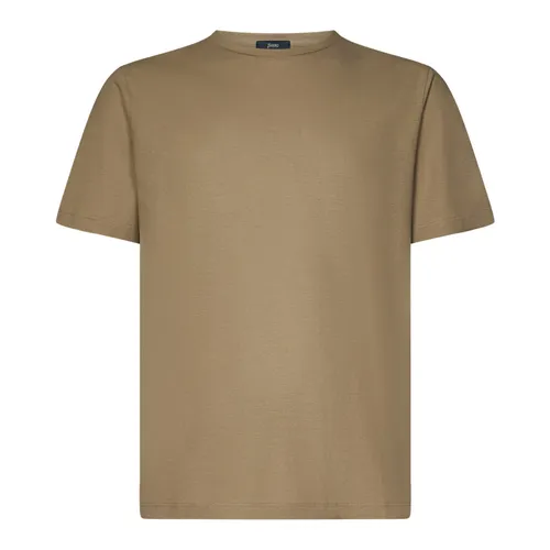 Herno - Tops > T-Shirts - Beige - Herno - Modalova