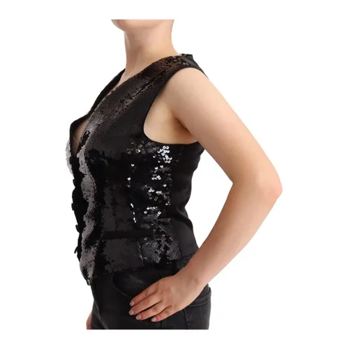 Tops > Sleeveless Tops - - Dolce & Gabbana - Modalova
