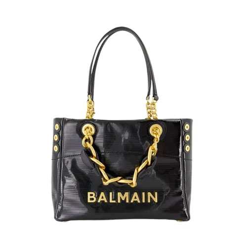 Balmain - Bags > Handbags - Black - Balmain - Modalova