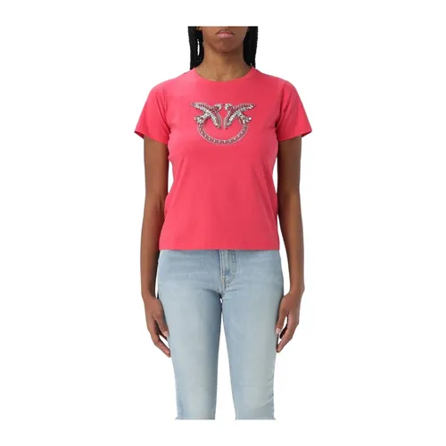 Pinko - Tops > T-Shirts - Pink - Pinko - Modalova