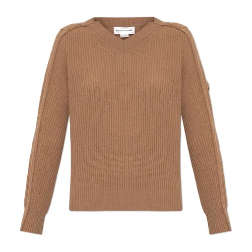 Knitwear > V-neck Knitwear - - Victoria Beckham - Modalova