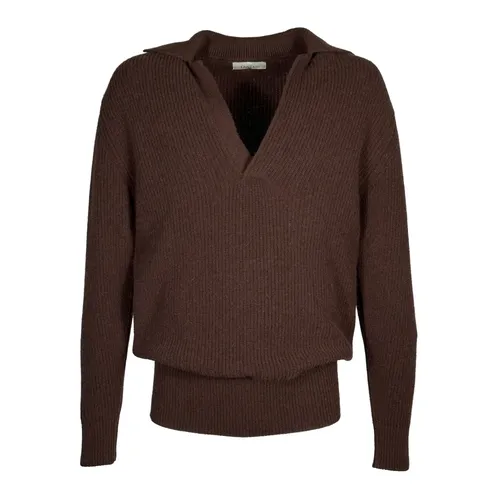 Knitwear > V-neck Knitwear - - Laneus - Modalova