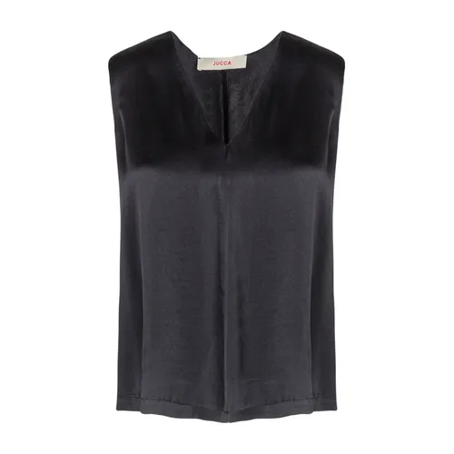 Tops > Sleeveless Tops - - Jucca - Modalova