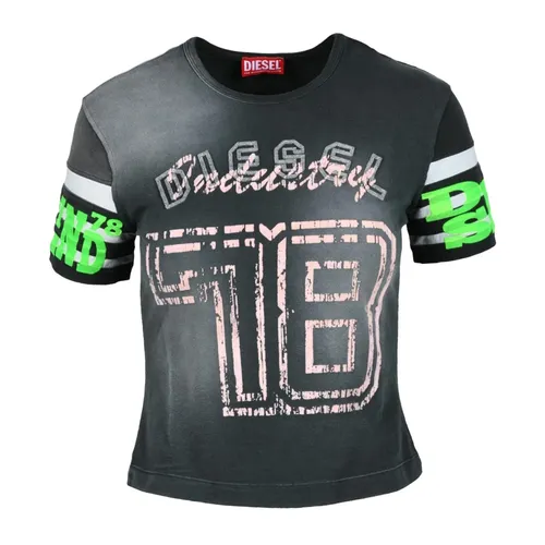 Diesel - Tops > T-Shirts - Gray - Diesel - Modalova