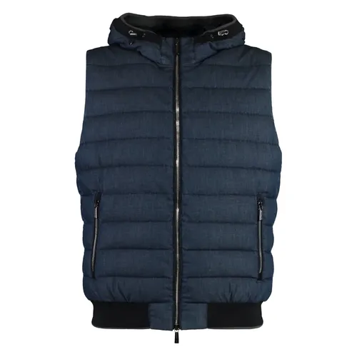 Moorer - Jackets > Vests - Blue - Moorer - Modalova