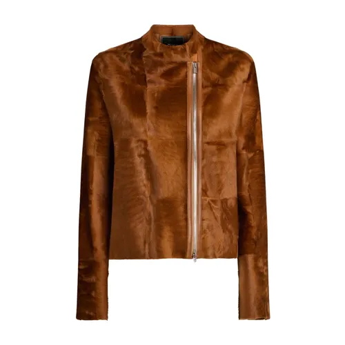 Jackets > Leather Jackets - - Kiton - Modalova
