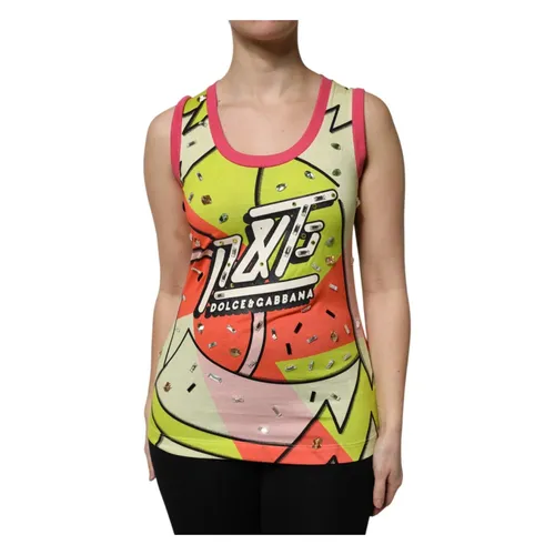 Tops > Sleeveless Tops - - Dolce & Gabbana - Modalova