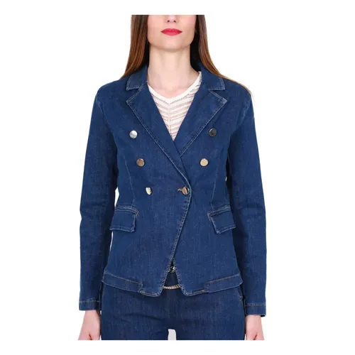 Liu Jo - Jackets > Blazers - Blue - Liu Jo - Modalova