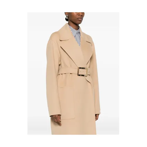 Coats > Belted Coats - - Sportmax - Modalova