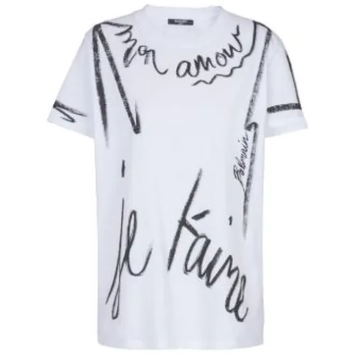 Balmain - Tops > T-Shirts - White - Balmain - Modalova
