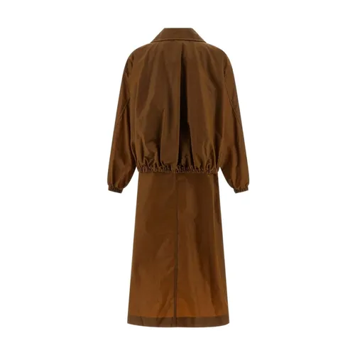 Marbell - Coats > Parkas - Brown - Marbell - Modalova