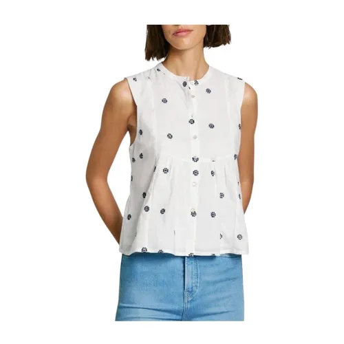 Tops > Sleeveless Tops - - Pepe Jeans - Modalova