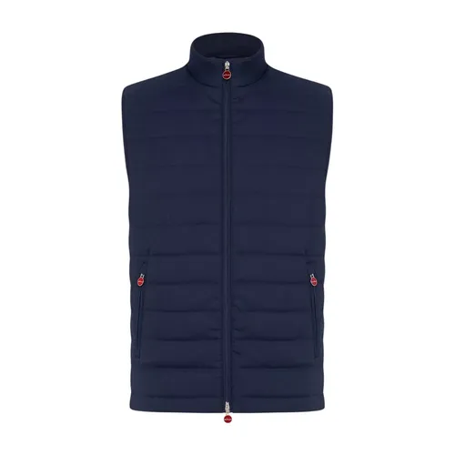 Kiton - Jackets > Vests - Blue - Kiton - Modalova