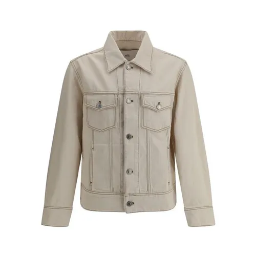 Jackets > Denim Jackets - - Ami Paris - Modalova